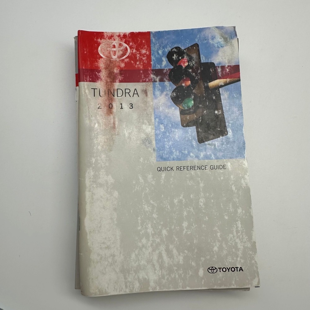2013 Toyota Tundra Owners Manual OEM Set w/ Quick Reference - Picture 7 of 7